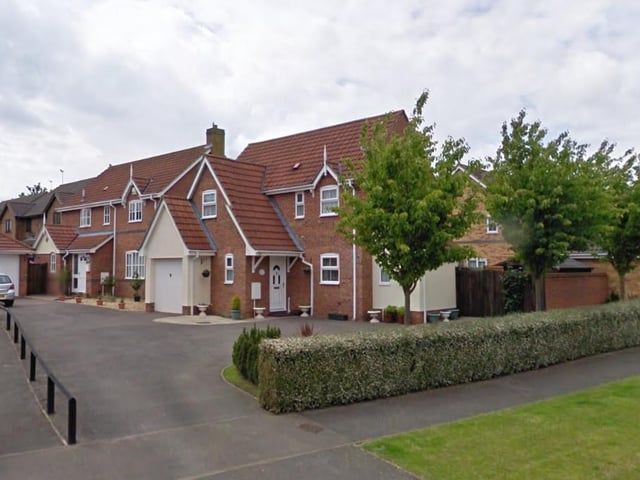 This five-bedroom detached house on Heathlands, Swaffham, Norfolk, described as having a "spacious feeling throughout" by estate agent Abbotts, is on the market for
£300,000, very close to the average price in the East of England in November 2020 of £302,624.