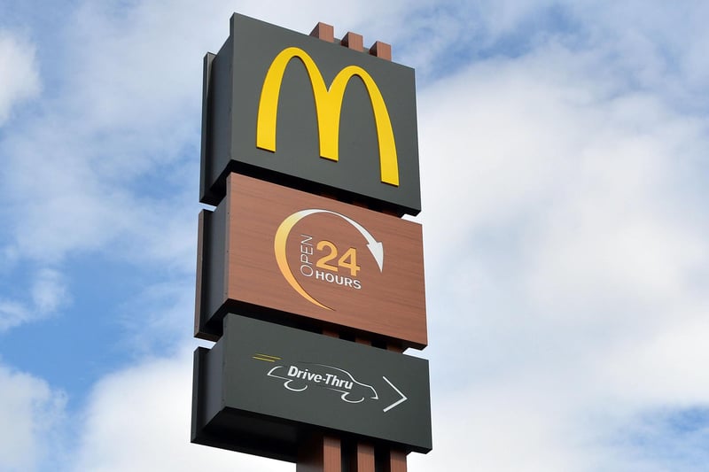 The Golden Arches sign has been erected at the site on West Bars - exciting many.