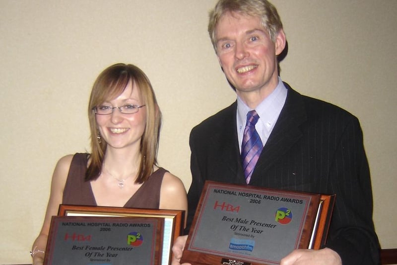 UK male and female presenter of the year awards went to John Murray and Laura Haldane.