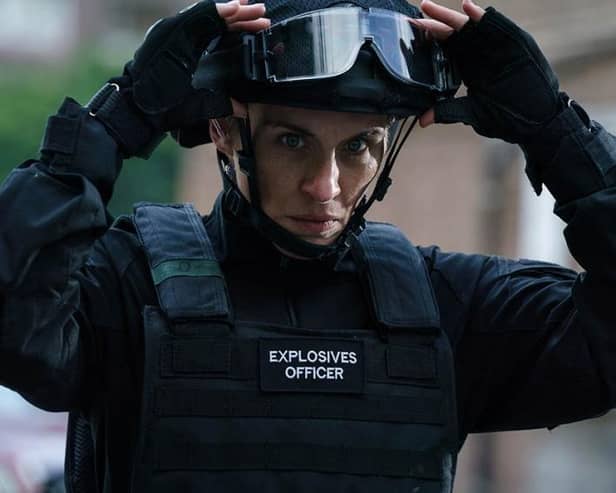 Vicky McClure (Line of Duty, I Am Nicola) plays front line officer Lana Washington in the new ITV thriller Trigger Point. Photo by Ross Ferguson/ITV.