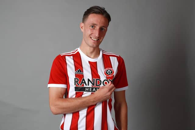 Sheffield, UK, 16th August 2021. Ben Davies signs for Sheffield United on a season long loan from Liverpool pictured at Bramall Lane, Sheffield. Picture date: 16th August 2021. Picture credit should read: Simon Bellis/Sportimage