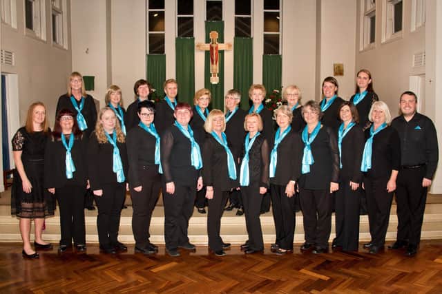 The Doncaster Wheatsheaf Singers  at St Hugh's Church celebrating their 70th anniversary.