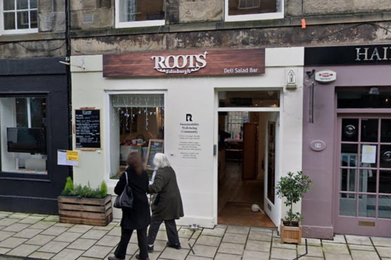 Roots, on Edinburgh's William Street, is loved by regulars for its amazing and extensive salad bar.