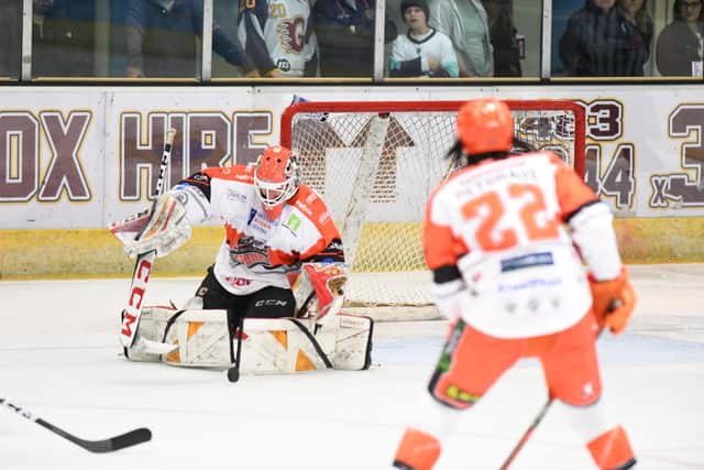 Sheffied Steelers' Matt Greenfield at Guildford