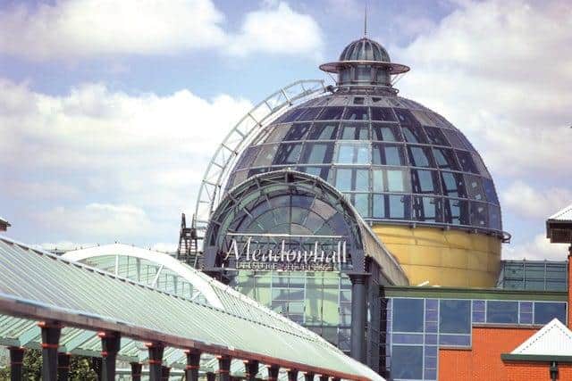 Shoppers have again been asked to queue outside Meadowhall after it reached capacity