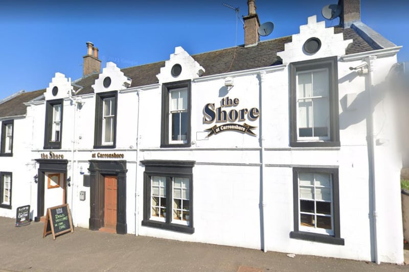 The Shore, on Carronshore Road, offers a menu featuring traditional Scottish and international dishes, as well as juicy steaks cooked to order. They are currently open for bookings.