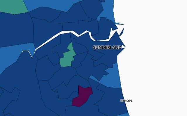 These are the areas of Sunderland which have seen the biggest rise and fall in Covid-19 cases.