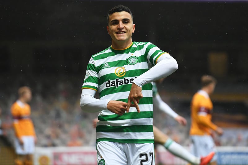 Celtic's busiest forward player was the one trying to create the spark. Unlucky not to score with terrific strike tipped onto bar by McGregor but fluffed clear chance in second half
