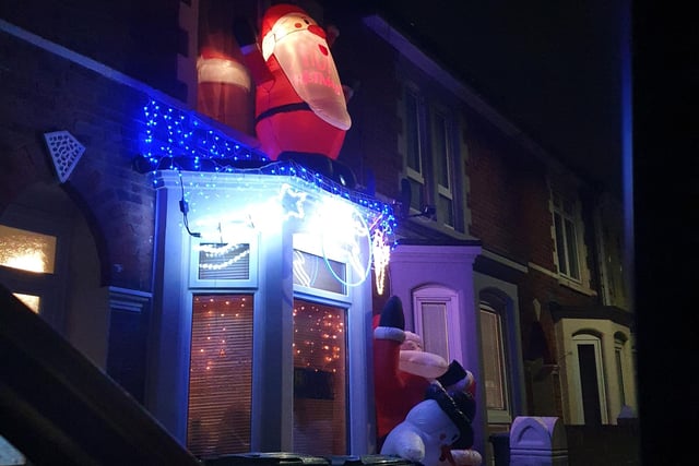 These Christmas lights have been up in Walmer Road, Fratton since October 6.