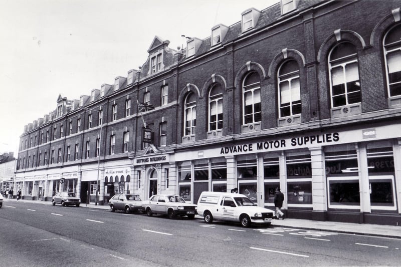 Advance Motor Supplies, West Street, Sheffield - August 1982