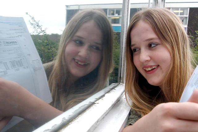 Kayleigh O`Callaghan reflected on her great A Level results at West Notts college in 2007