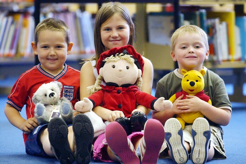 The 2004 Teddy Bear's picnic at the Central Library in Hartlepool got our photographer's attention. Do you recognise the children in the picture?