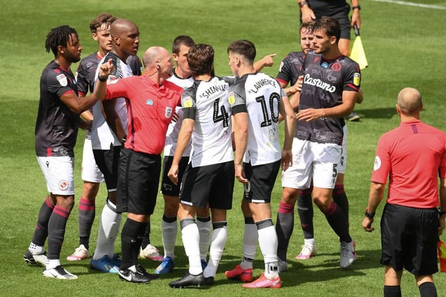 Derby’s win v Reading, which moved the Rams within three points of the play-offs, was overshadowed after Miazga and Lawrence were sent off AFTER the final whistle following a heated bust-up. Lawrence will now serve a three-match ban - a blow to Derby’s top six hopes?