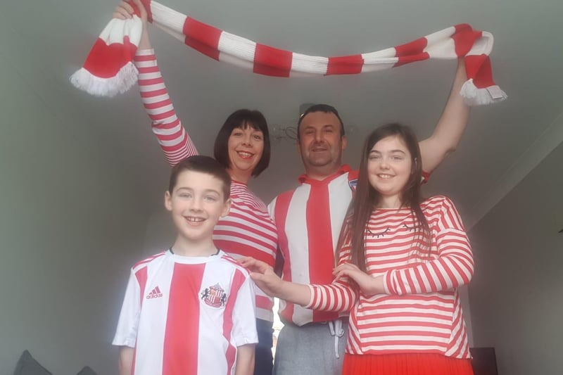 Red and white for the whole family!