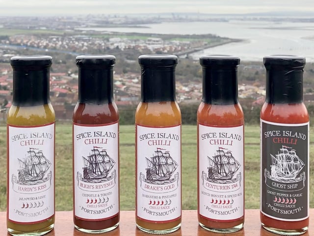 Nurtured from home-made recipes by Liam Coleman, from Portsmouth, Spice Island Chilli is a range of condiments which can be used as cooking sauces, dips and marinades. Each fantastic flavour is inspired by events in Portsmouth’s maritime history, circa 1580-1805. From £4.50, enjoy a bottle of Hardy’s Kiss, a mixture of jalapeño and lime, or spicy Ghost Ship. Offering free delivery in Portsmouth, shop at spiceislandchilli.com.