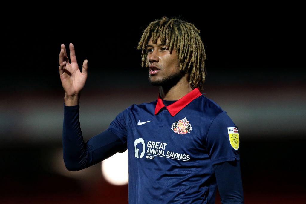 Dion Sanderson playing for Sunderland.