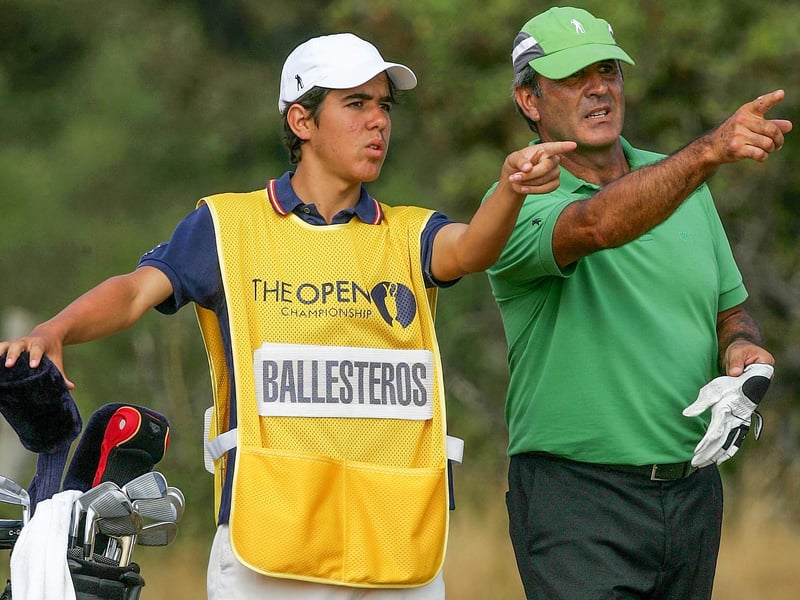 Seve’s final appearance, having been persuaded to play one last time in The Open at Hoylake in 2006 by his eldest son, Javier.