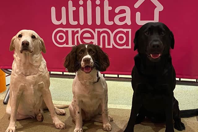 The introduction of specialist canine teams is part of a wide range of measures in place at the Arena to keep customers sage when attending live events at the venue.