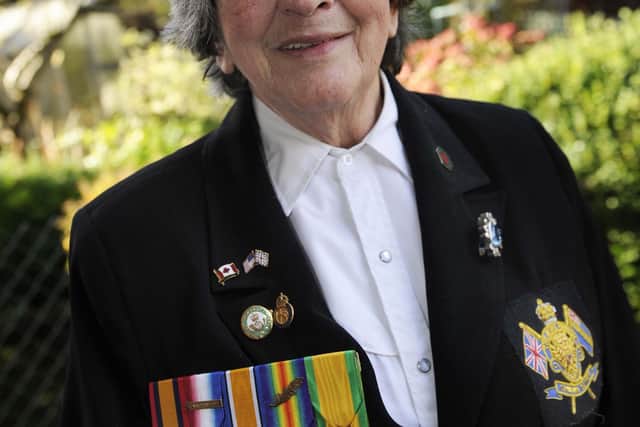 Pat Davey is Sheffield's longest serving member of the Royal British Legion