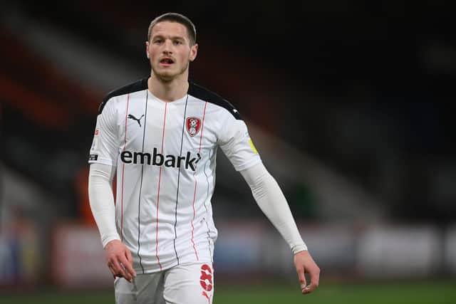 Rotherham United's Ben Wiles is expected to be fit for tomorrow's clash with Nottingham Forest.. (Photo by Mike Hewitt/Getty Images)