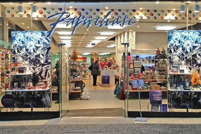 Paperchase has two stores in Sheffield.