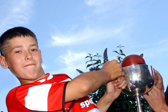 Jamie Hill aged 13 from Balby won the Doncaster Hospice Cup in 2004.