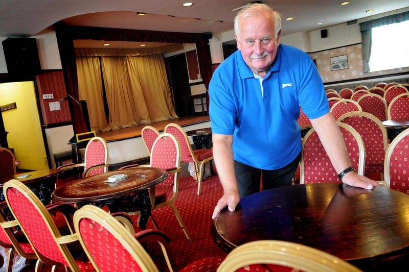 Whiteleas Social Club secretary Billy Symcox pictured at the club in 2014.