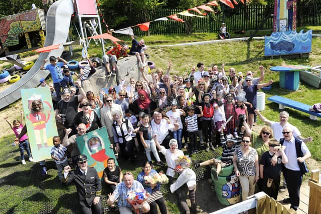 The opening of the  Pirate Ship was held at the Pitsmoor Playground Adventure Park.....Pic Steve Ellis. Sheffield has the best playground in the country, according to votes in a national award.