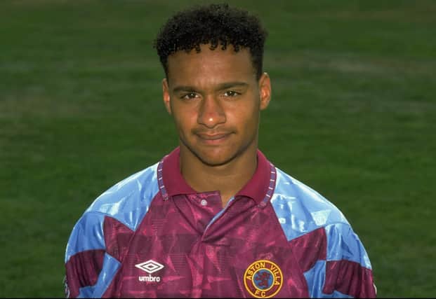 Martin Carruthers at the start of his career with Aston Villa.