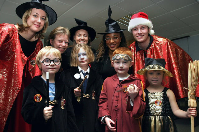 Harry Potter worked his magic at an annual children’s Christmas party organised by Sheffield law firm Nabarro Nathanson back in 2004