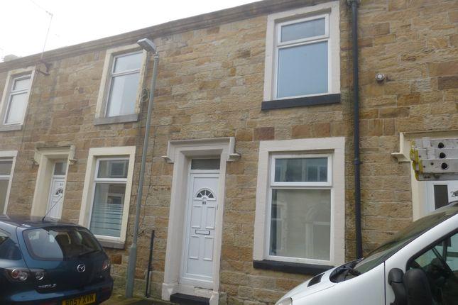 This two-bedroom, terrace home is available to rent for £475 pcm, through IMC.
