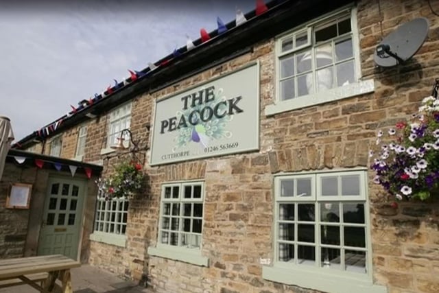 Peacock Inn, School Hill, Main Road, Cutthorpe, S42 7AS. Rating: 4.4/5 (based on 466 Google Reviews). "Great food and atmosphere, plus it's dog friendly. We highly recommend a visit."