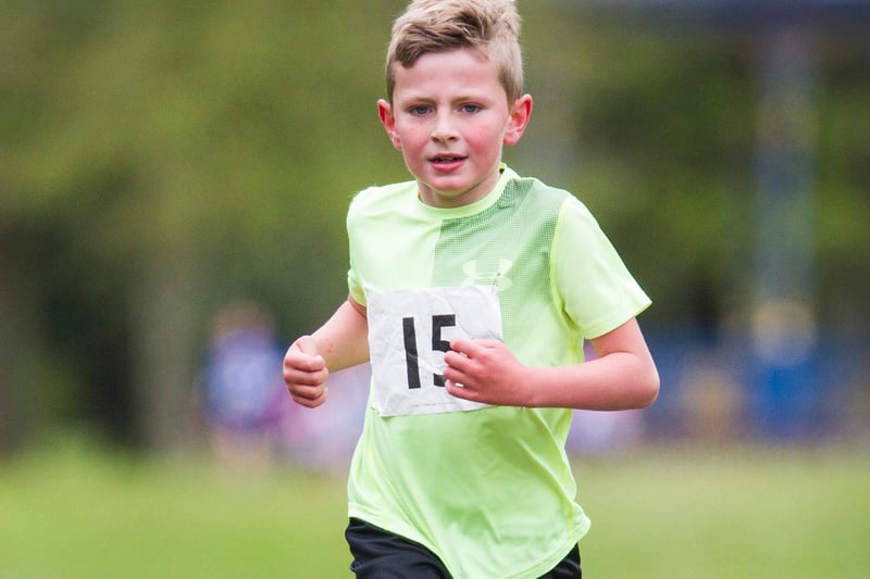 Ollie Lyall was the fastest under-11 boy at Teviotdale Harriers' last races of the season