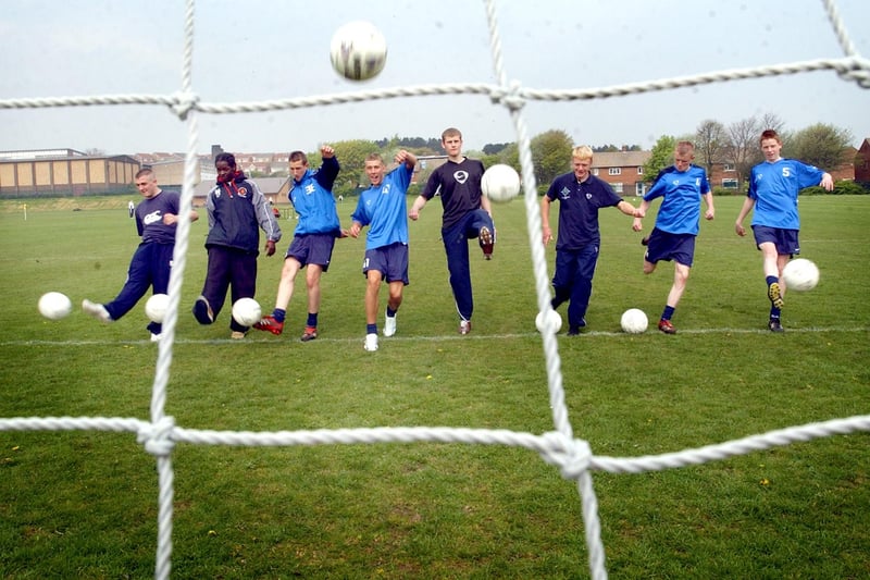 Were you pictured taking part in a 'hit the crossbar' challenge' at East Durham and Houghall College 15 years ago?