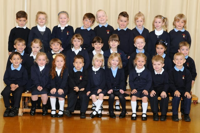 Mortimer Primary School is in this 2014 photograph which shows Mrs Batson's reception class. Have you spotted anyone you know?