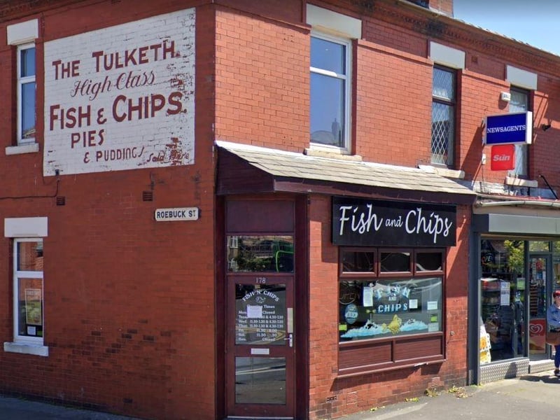 Tulketh Chippy, 178 Tulketh Brow, Preston, PR2 2JE