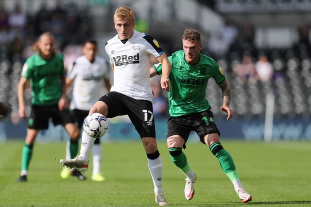 Leeds have been backed to make an offer to sign Derby County star Louie Sibley after the club went into administration recently. (The Athletic)

(Photo by Alex Morton/Getty Images)