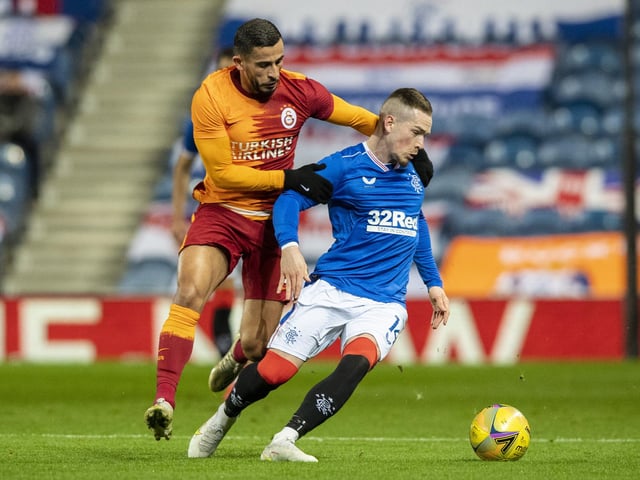 Pace threatened on the break and looked sharp but Galatasaray recognised his threat and kept him on a tight rein for most of the night.