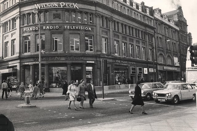 Vic Parker, from Hillsborough, thought Wilson Peck was the best shop Sheffield ever had. He said: "We used to come down to town for Wilson Peck's music shop. They had music sheets, records and everything, and musical instruments. At the time it was vinyl records, LPs, singles, so it was the main place and they sold keyboards, music, guitars. It was a meeting place for everyone who was in a band, and wanted to buy something. Picture: Sheffield Newspapers