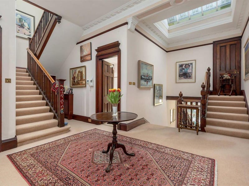 First floor hall.