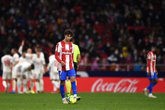 Atletico Madrid attacker Joao Felix is 'tempted' by the prospect of a move to Newcastle United. (AS) 

(Photo by Denis Doyle/Getty Images)