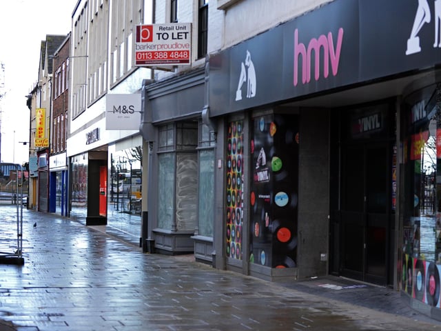 Despite the fact the town centre isn't as quiet as we saw in the first lockdown, it's still eerie to see most shops closed during what should be a bustling weekday.
