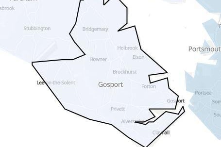 The ONS figures from between April 2019 and March 2020 show that Gosport had a happiness rating of 7.3 out of 10.