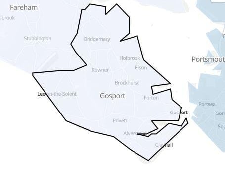 The ONS figures from between April 2019 and March 2020 show that Gosport had a happiness rating of 7.3 out of 10.