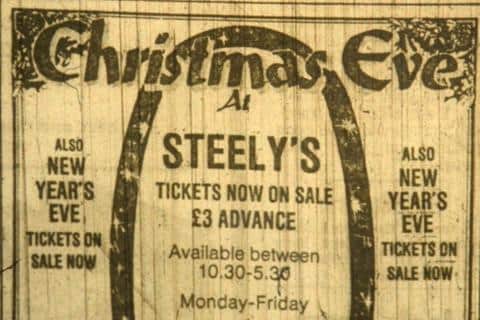Christmas Eve at Steely's was a big event