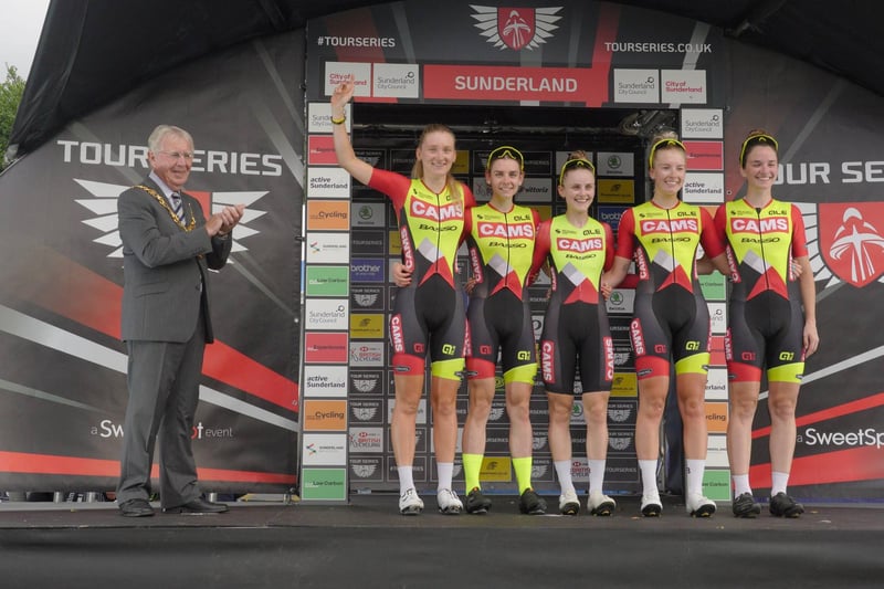 Cams-basso bikes were crowned team winners for the second round of the competition held in Sunderland.