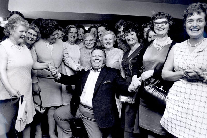 Members of The Star's Women's Circle club met comedian and singer Harry Secombe at the Fiesta, Sheffield on June 29, 1971