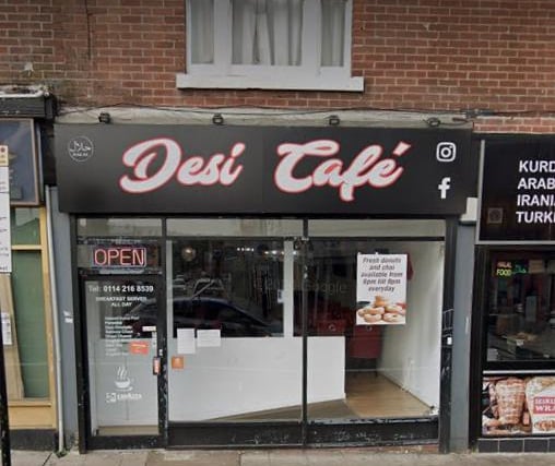 Dishes from Pakistani and Asian cuisines form Desi Café's menu, which specialises in breakfast dishes that are served all day. The eatery has achieved a 4 rating - out of 5 - on Trip Advisor, and is currently available for both delivery and collection.