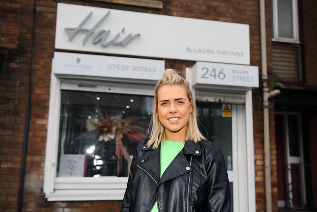 Denny woman Laura Gwynne branched out to open her own salon in Camelon's Main Street in April.