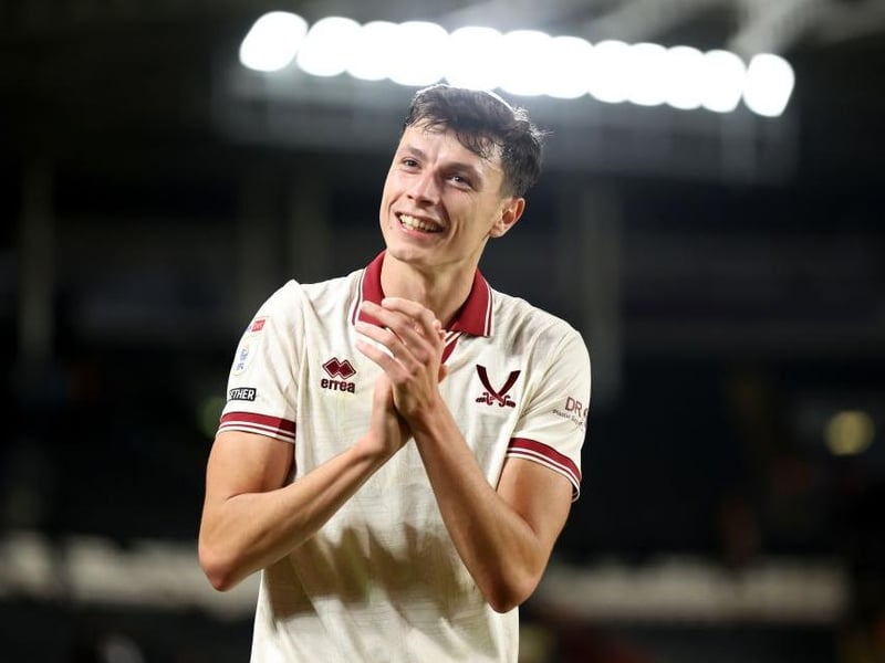 The Sheffield United centre-back is the highest valued outfield player, reportedly worth £15m. 